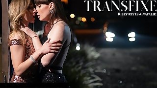 TRANSFIXED - Dazzling Trans Babe Natalie Has Passionate Sex With Cis Girl